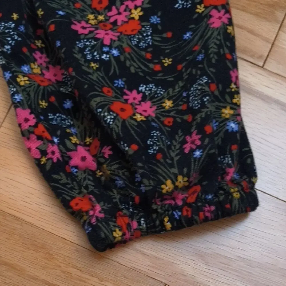 Cat & Jack Long Sleeve Boho Floral Tiered Dress Size XL 14/16 EUC